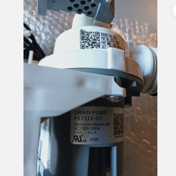 DC97-19289F Washing Machine Drain Pump Assembly for Samsung Washer DC97-19289B - Picture 8 of 10